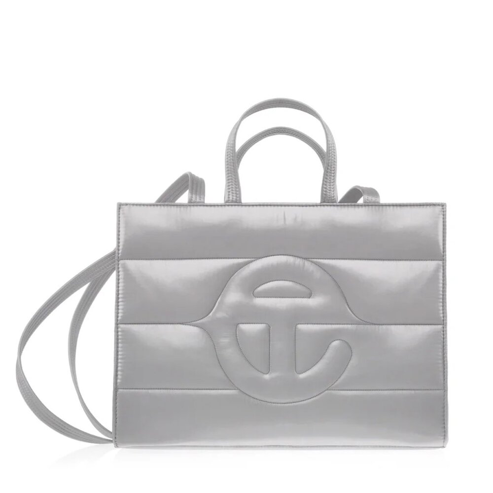 Telfar, Medium Puff Shopper, Grey, NWT